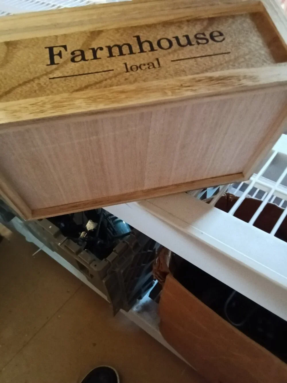 Farmhouse Wooden Storage Box with Lid - 25% Off When You Bundle 5+ Items